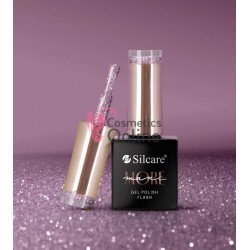 Oja Semipermanenta maniMORE Silcare Summer Violet, cu sclipici 10g